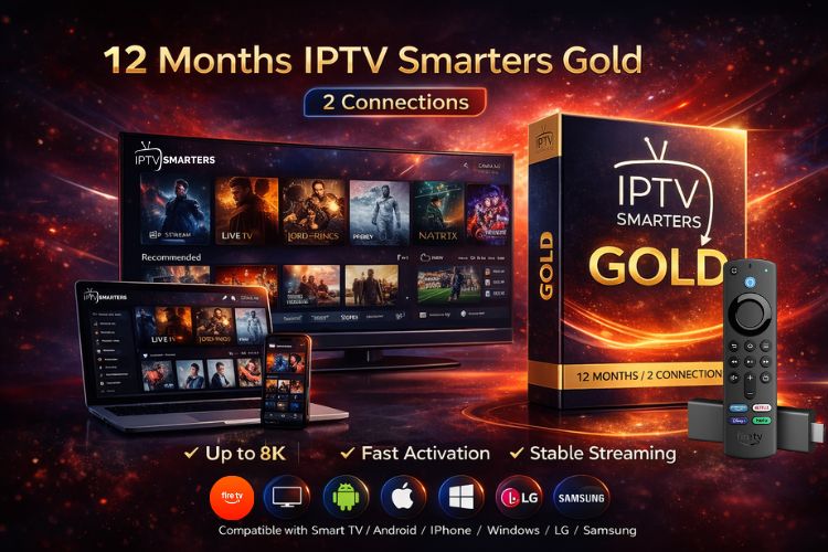 Premium IPTV Subscription X 2 Connections Premium IPTV Subscription X 2 Connections